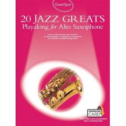 20 Jazz Greats Playalong - Saxophone alto