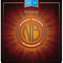 D'Addario NBM1038 light 10-38 - Jeu de 8 cordes pour mandoline