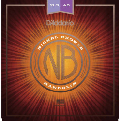 D'Addario NBM11540 Custom Medium 11.5-40 - Jeu de 8 cordes pour mandoline