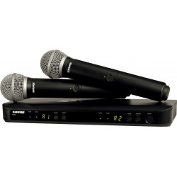 Shure BLX288E PG58 bande M17 - Système HF avec 2 micros mains