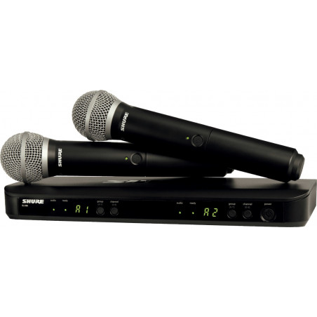 Shure BLX288E PG58 bande M17 - Système HF avec 2 micros mains