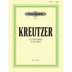 42 studies - Rodolphe Kreutzer - Violin