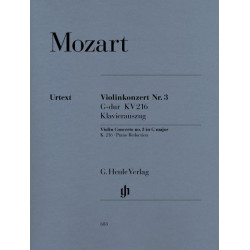 Violon Concerto n°3 in G major - Mozart - Violon et Piano
