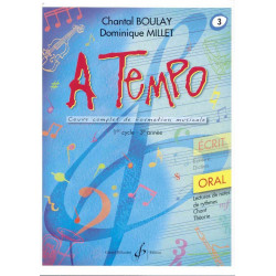 A Tempo - Partie Orale - Volume 3 - Boulay Chantal
