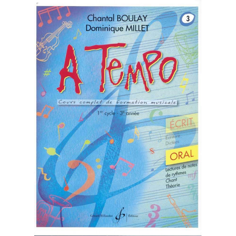 A Tempo - Partie Orale - Volume 3 - Boulay Chantal