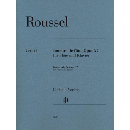 Joueurs de flûte Opus 27 - Albert Roussel - Flûte et piano