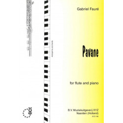 Pavane - Gabriel Fauré - Flûte et piano