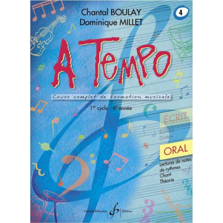 A Tempo - Partie Orale - Volume 4 - Boulay Chantal