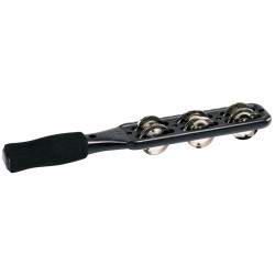 Meinl JG1BK - Jingle sticks noir avec cymbalettes nickelée