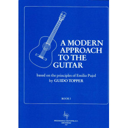 A modern approach to the guitar Volume 1- Guido Topper - Méthode guitare