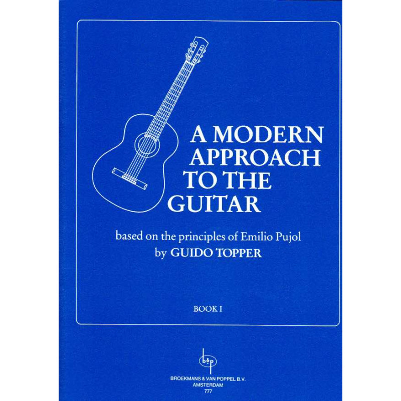 A modern approach to the guitar Volume 1- Guido Topper - Méthode guitare