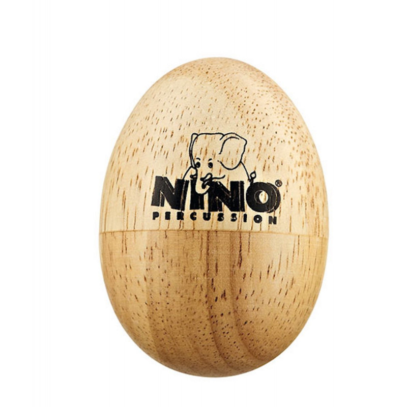 Oeuf shaker Nino bois - petit - NINO562