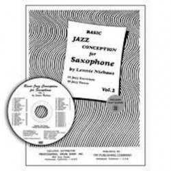 Basic Jazz Conception For Saxophone Vol. 2 - Lennie Niehaus - Partitions Saxophone (+ audio)