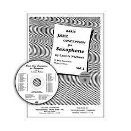 Basic Jazz Conception For Saxophone Vol. 2 - Lennie Niehaus - Partitions Saxophone (+ audio)