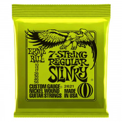 Ernie Ball P02621 Slinky 7 cordes 10-56 - Jeu guitare électrique