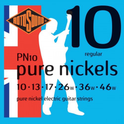 RotoSound PN10 - jeu guitare électrique 10-46 Pure nickel