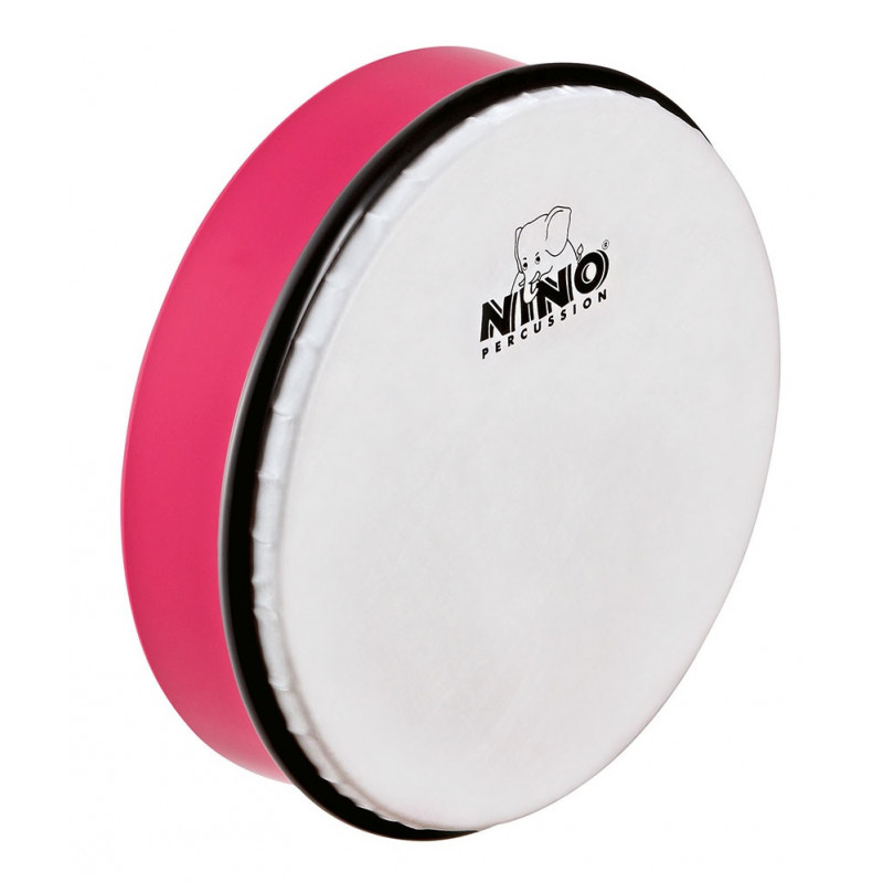 Hand drum 8" rose - tambour à main ABS - NINO45SP