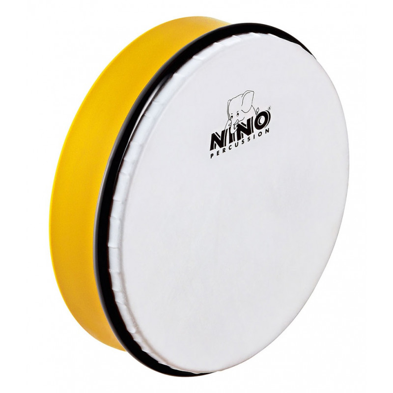 Hand drum 8" jaune - tambour à main ABS - NINO45Y