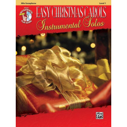 Easy Christmas Carols Instrumental Solos : Alto saxophone (+ audio)