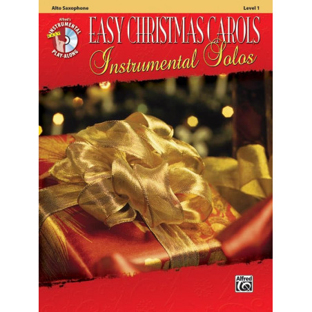 Easy Christmas Carols Instrumental Solos : Alto saxophone (+ audio)