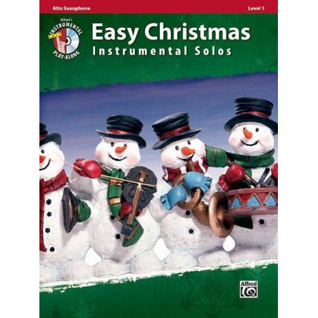 Easy Christmas Instrumental Solos : Alto Saxophone - Level 1 (+ audio)