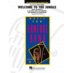 Welcome to the Jungle by Guns n' Roses pour Fanfare Band
