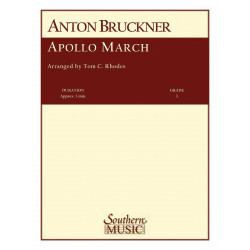 Apollo March - Anton Bruck/Tom Rhodes - Partitions Orchestre d'harmonie