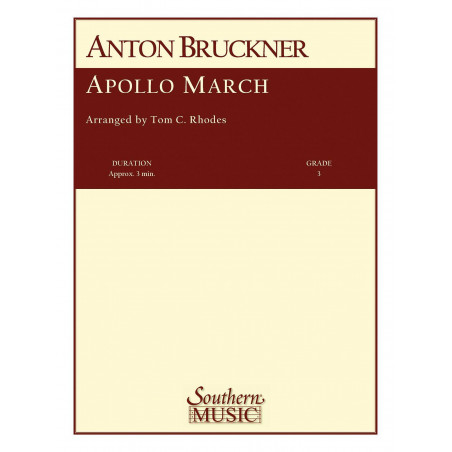 Apollo March - Anton Bruck/Tom Rhodes - Partitions Orchestre d'harmonie