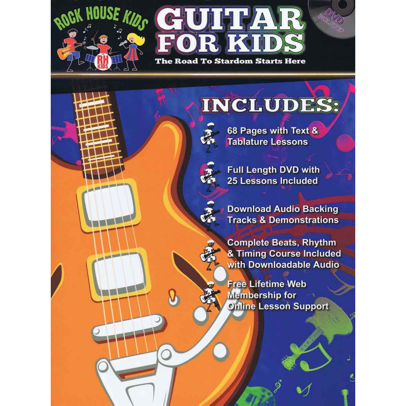 Guitar for Kids - Méthode guitare en Anglais (+ video)