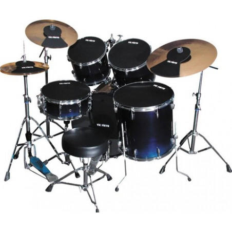Pack sourdines Vic Firth Standard 22'' + hi-hat et 2 cymbales - Stock B