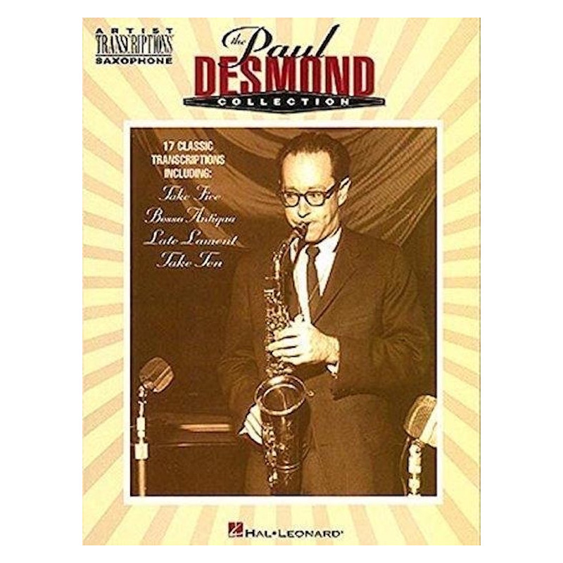 Paul Desmond Collection - 17 classiques pour Saxophone Alto