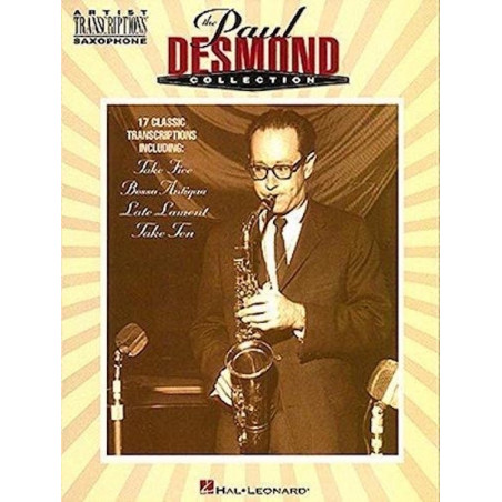 Paul Desmond Collection - 17 classiques pour Saxophone Alto