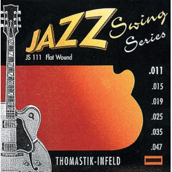 Thomastik-Infeld JS110 Jazz Swing Flatwound Extra Light - jeu guitare électrique