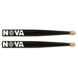 Nova by Vic Firth NOVA-5AB - Paire de baguettes Olive bois - 5A noires