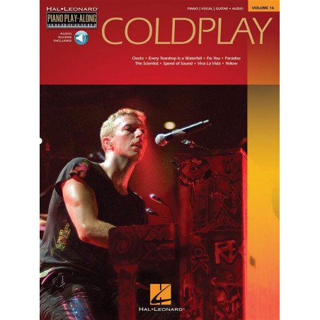 Piano Play-Along Volume 16 - Coldplay