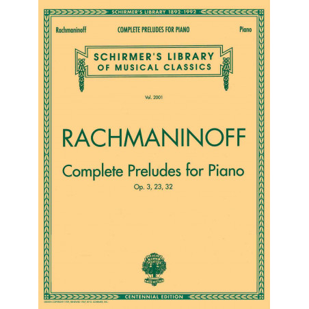 Complete Preludes, Op. 3, 23, 32 -  Sergei Rachmaninov