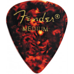 12 Médiator Fender 351 - Medium - finition Shell