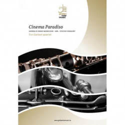 Cinema Paradiso - Andrea/Ennio Morricone - Partition pour quatuor de Clarinettes