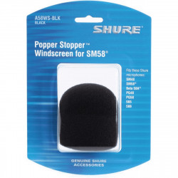 Shure A58WS-BLK - Bonnette noire pour micro type SM58