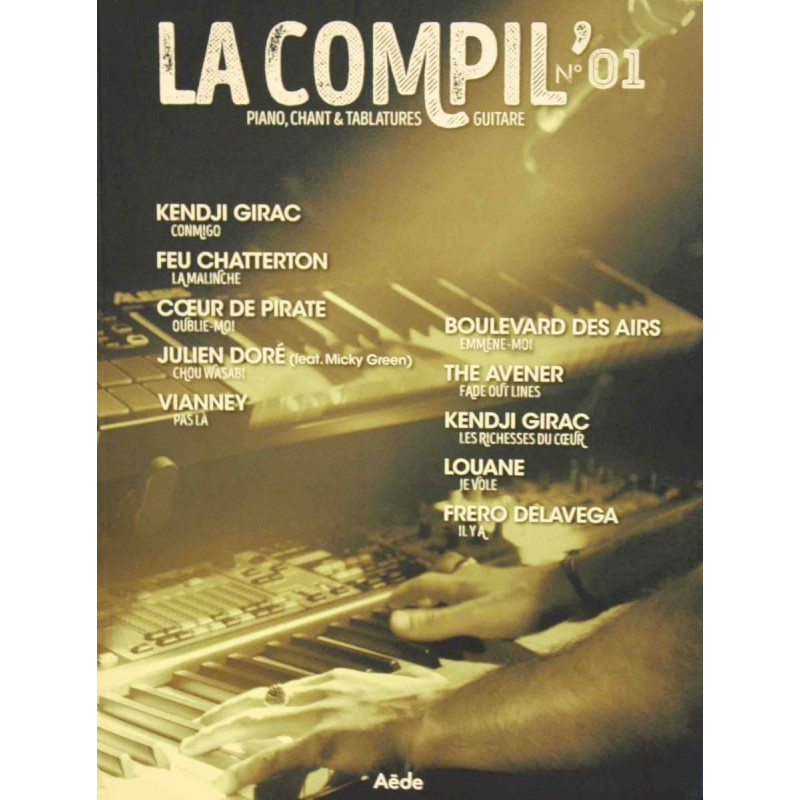 La Compil' N° 01 - Piano Voix Guitare - Aede Music