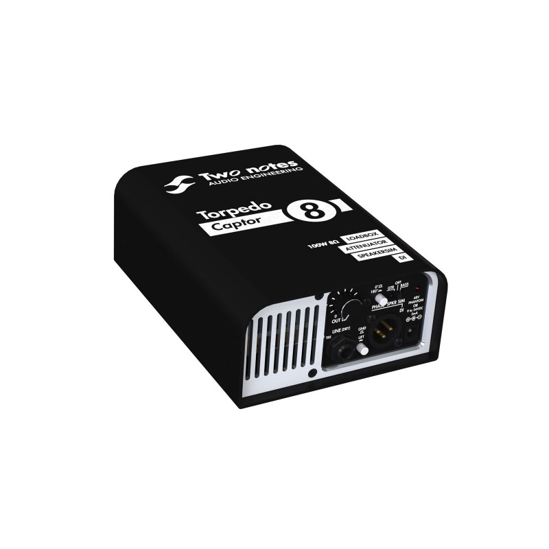 Two Notes Torpedo Captor 8 Ohms - Loadbox, atténuateur, simulateur d'ampli, DI Two Notes Torpedo Captor 8 Ohms - Loadbox, atténuateur, simulateur d'ampli, DI