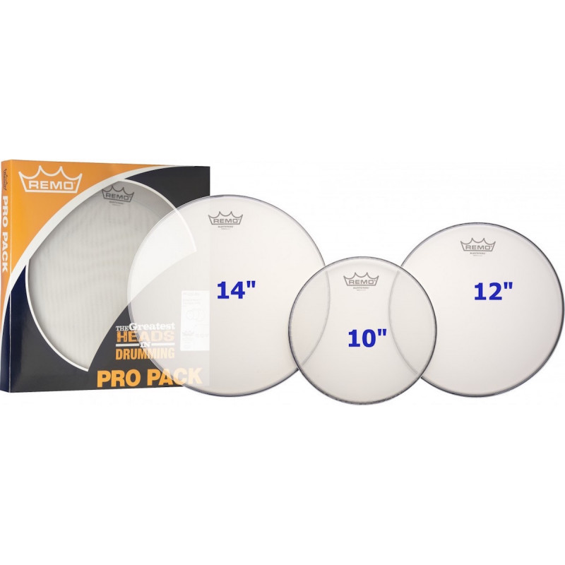 Remo PP-2252-SN - Pack Peaux 10'' - 12" - 14 " Remo Silentstroke