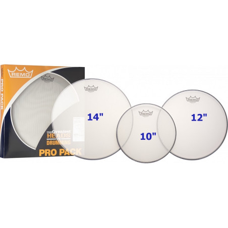 Remo PP-2252-SN - Pack Peaux 10'' - 12" - 14 " Remo Silentstroke