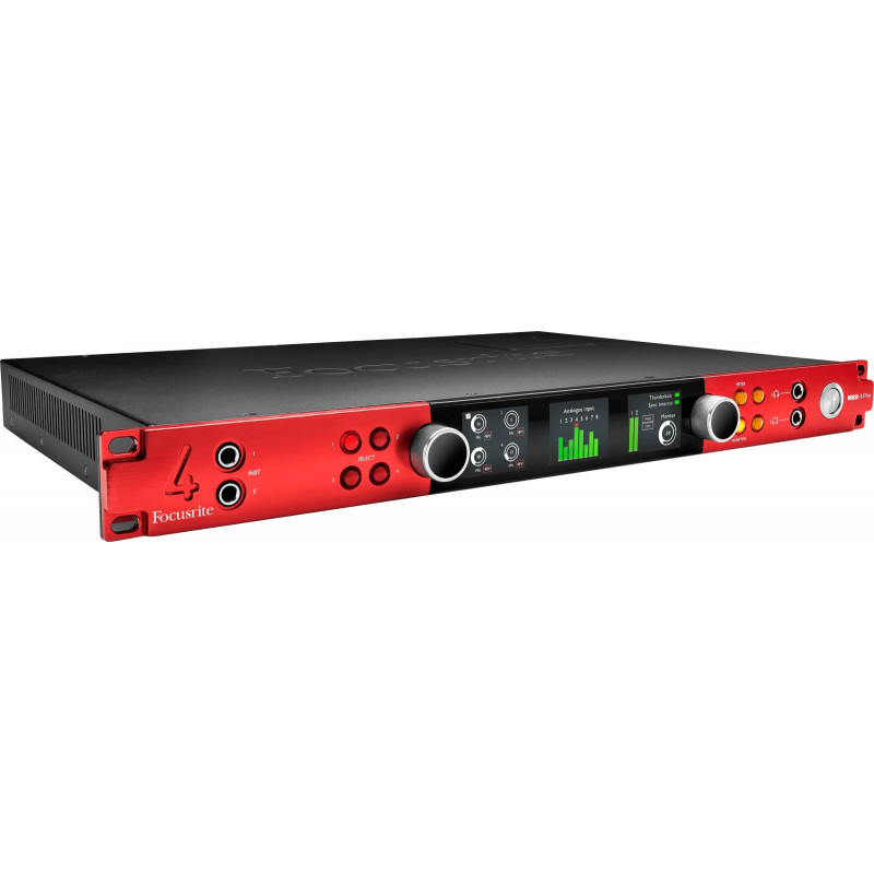 Focusrite Clarett Red 4Pre - Interface Audio thunderbolt 58 entrées / 64 sorties