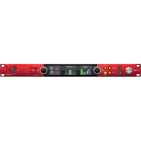 Focusrite Clarett Red 16LINE - Interface Audio thunderbolt3 / HD 64x64