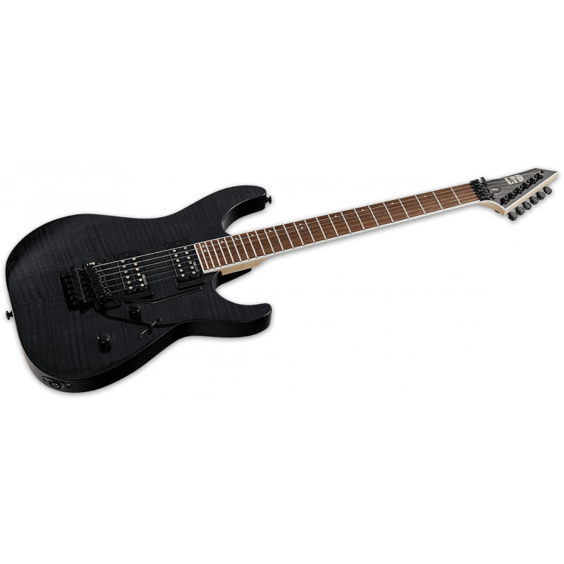 LTD M200 - Noir flammé transparent - guitare électrique