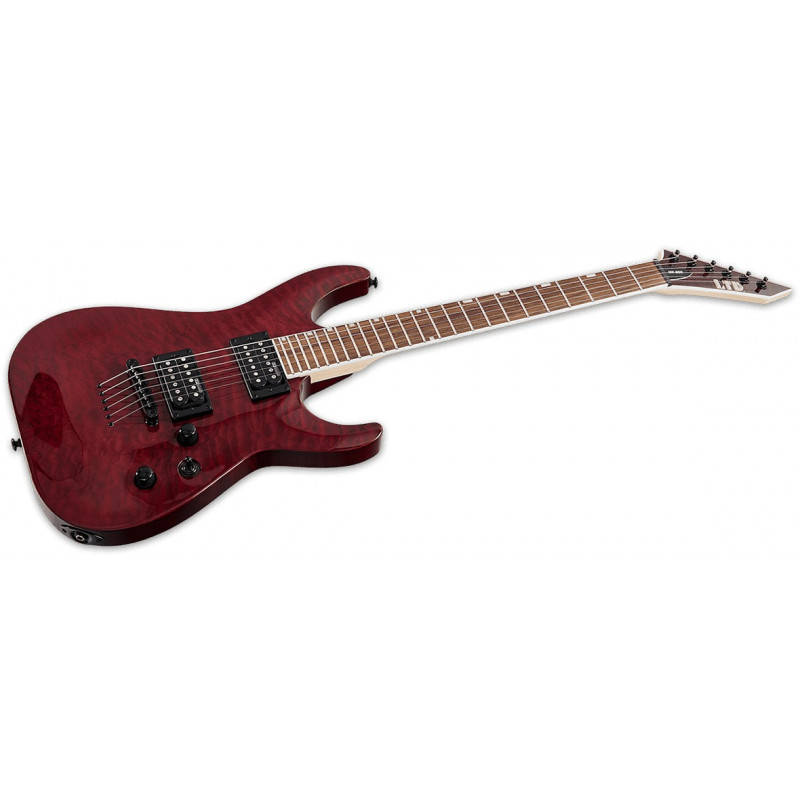LTD MH200 - Rouge sombre transparent - guitare électrique