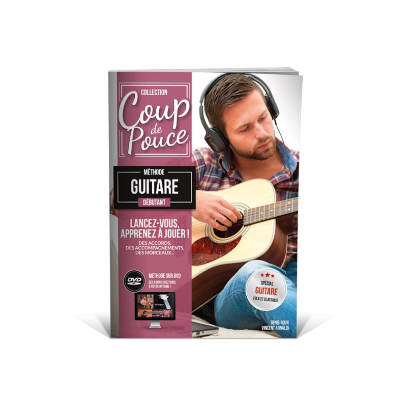 Coup De Pouce Debutant Guitare avec DVD - Denis Roux