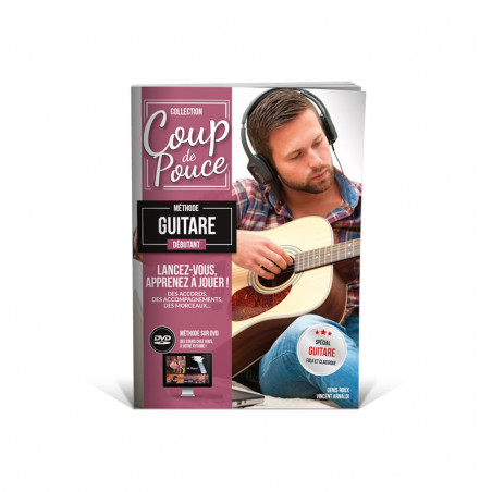 Coup De Pouce Debutant Guitare avec DVD - Denis Roux