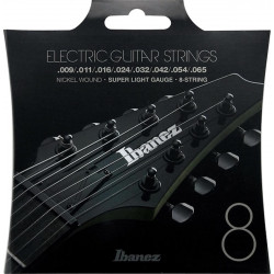 Ibanez IEGS8 - Jeu guitare électrique 8 cordes - super light - 9-65